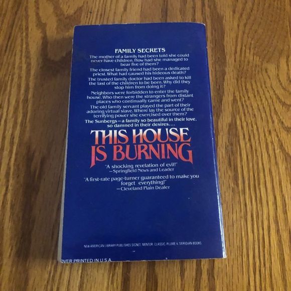 6/$20 This House is Burning paperback book by Mona Williams - Picture 2 of 3